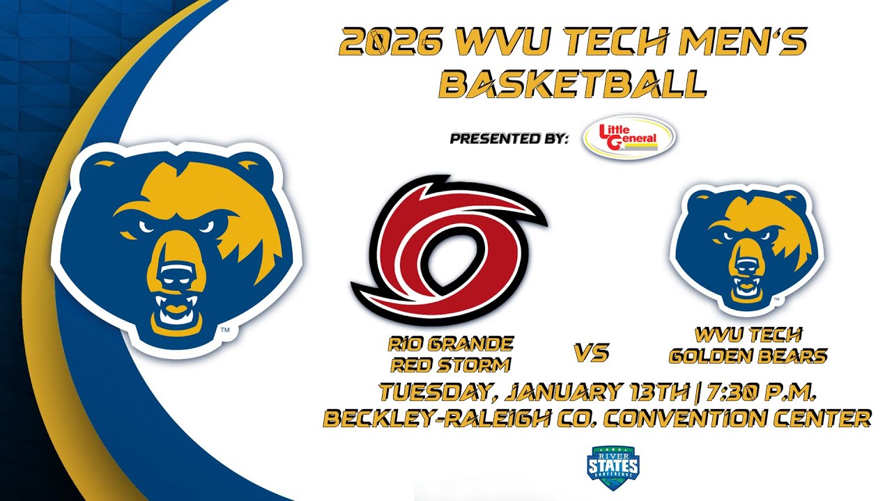 RIO GRANDE RED STORM VS. WVU TECH GOLDEN BEARS | 2026 GOLDEN BEARS MENS BASKETBALL