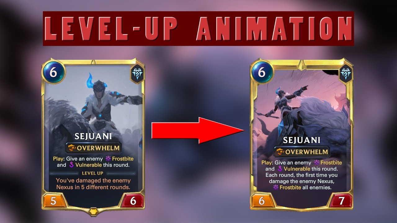 Sejuani level-up animation | Legends of Runeterra