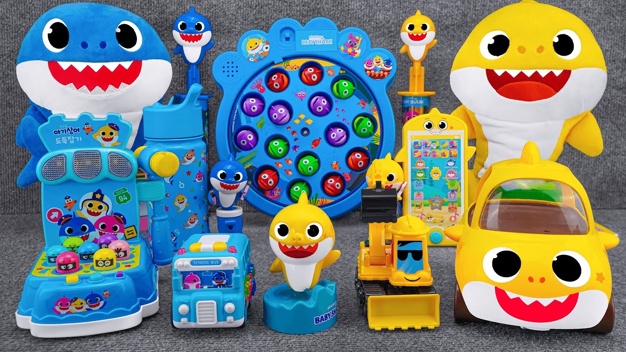 60 Minutes BABY SHARK Collection Unboxing -Satisfying Unboxing WowWee Baby Shark Go Fishing Game Set