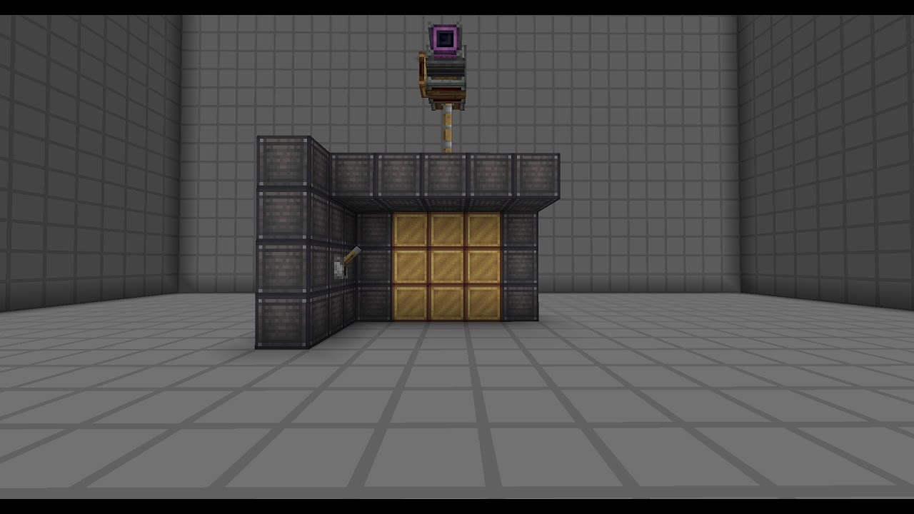 How to make a simple 3x3 door in Minecraft with the create mod