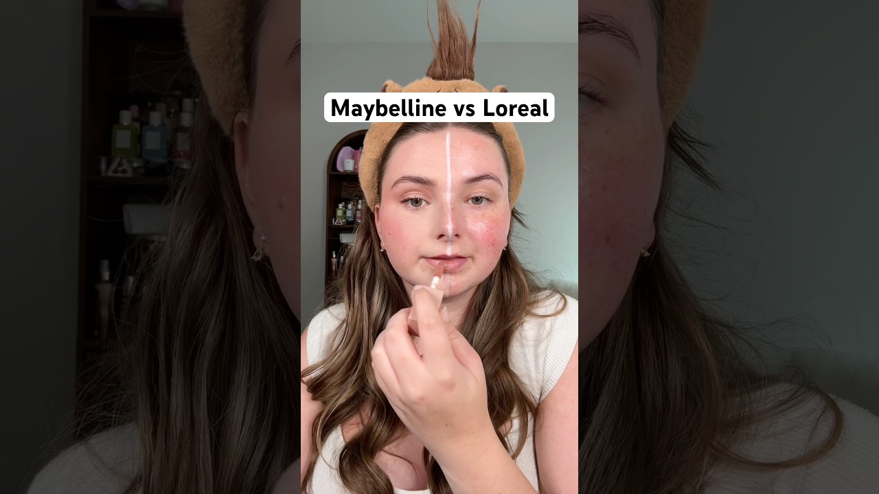 Full Face of MAYBELLINE vs Full Face of LOREAL (Part 1) #makeupcomparison #drugstoremakeup