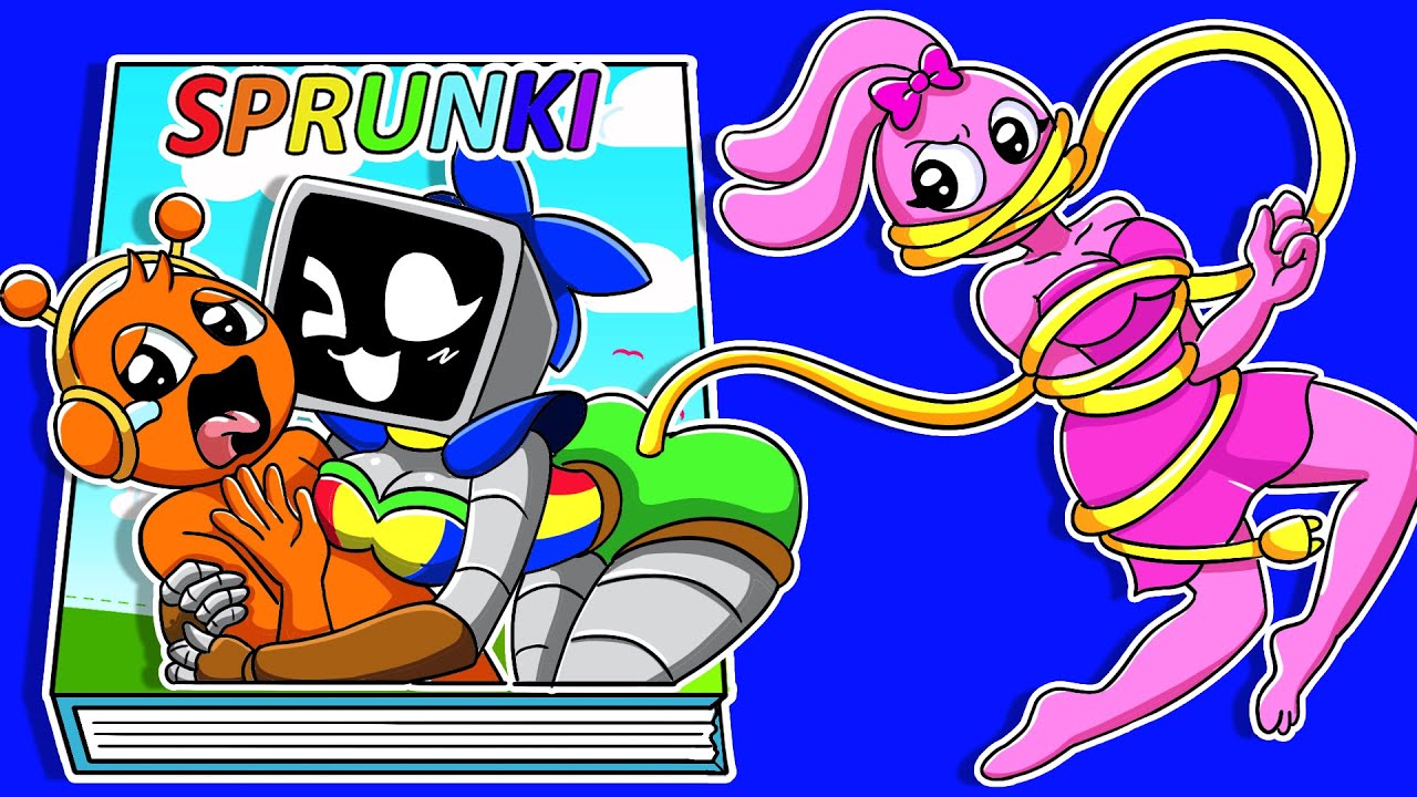 Making INCREDIBOX SPRUNKI Game Book📚(➕Sexy Robot Girl Mr.Fun Computer : "Oren! You're Mine") DIY 게임북