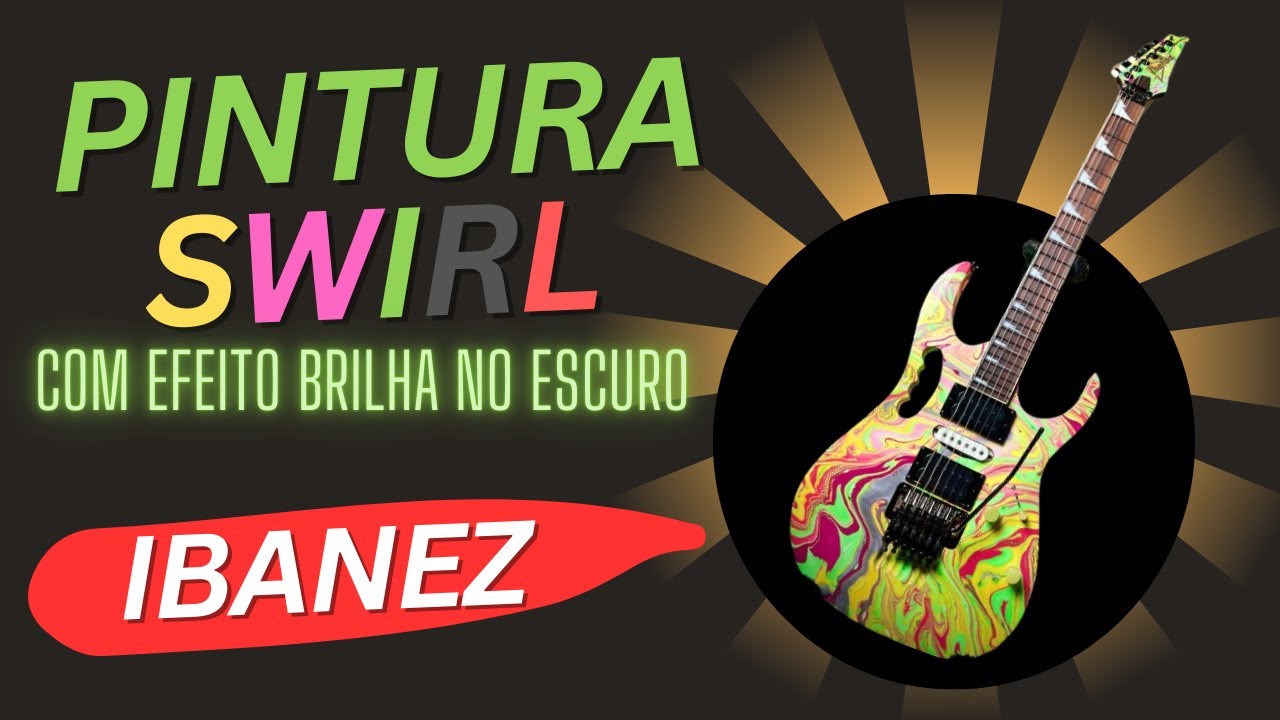 Customize sua guitarra  #avelinoluthier #guitar #guitarist #swirlpaint #efeitos #pintura
