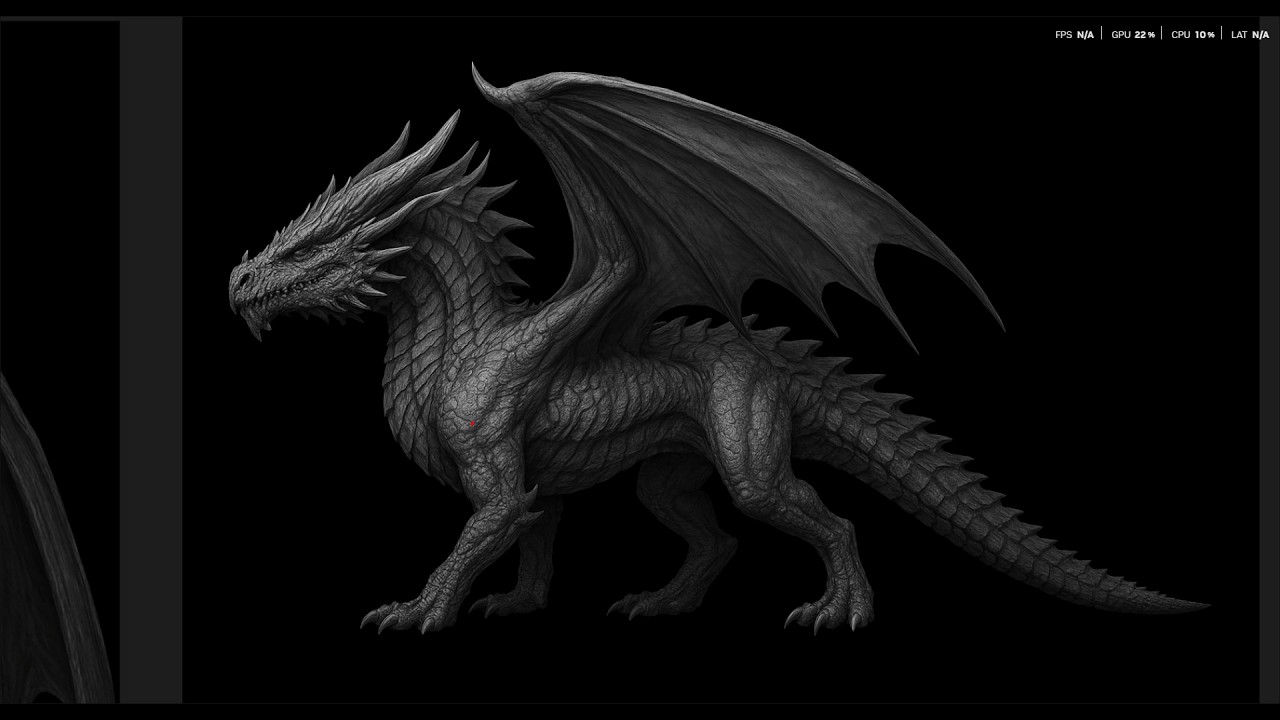 Dragon Sculpting in Blender Full Workflow: Starting with VDM Brushes.