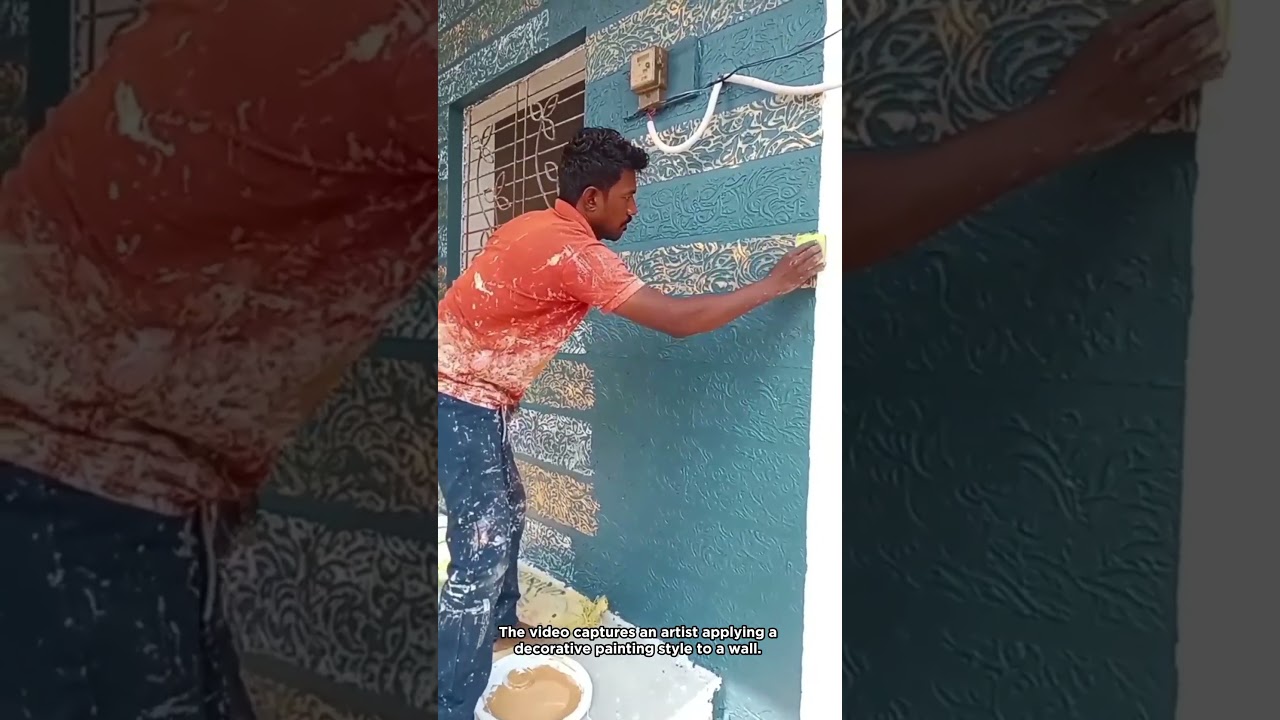 Sponge Painting Wall Art