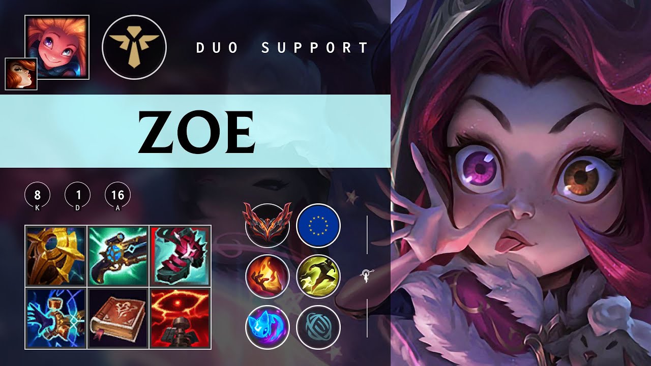 Zoe Support vs Seraphine - EUW Grandmaster Patch 25.24