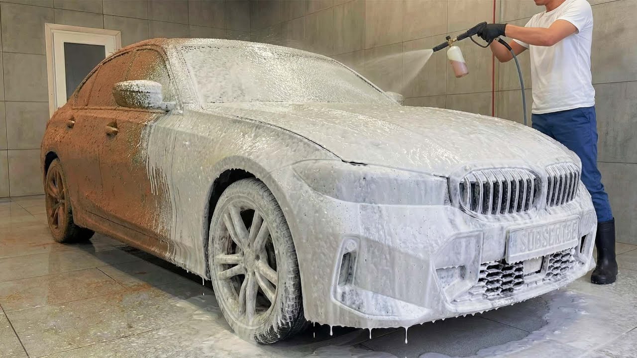 Wash the Dirtiest BMW 3 Series (ASMR) - Deep Exterior Detailing
