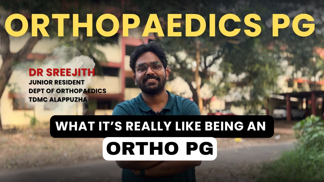 Orthopaedics PG🦴: Beyond the Hype | Honest Talk| Dr Sreejith #neetpg2026 #neetpg #mbbs 