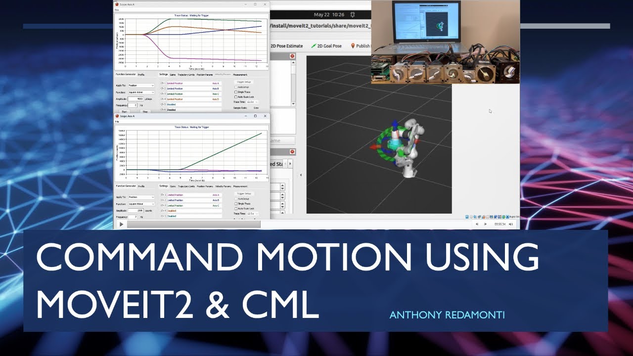 MoveIt2 & ROS2 Commanding Motion Over EtherCAT & CANopen Networks
