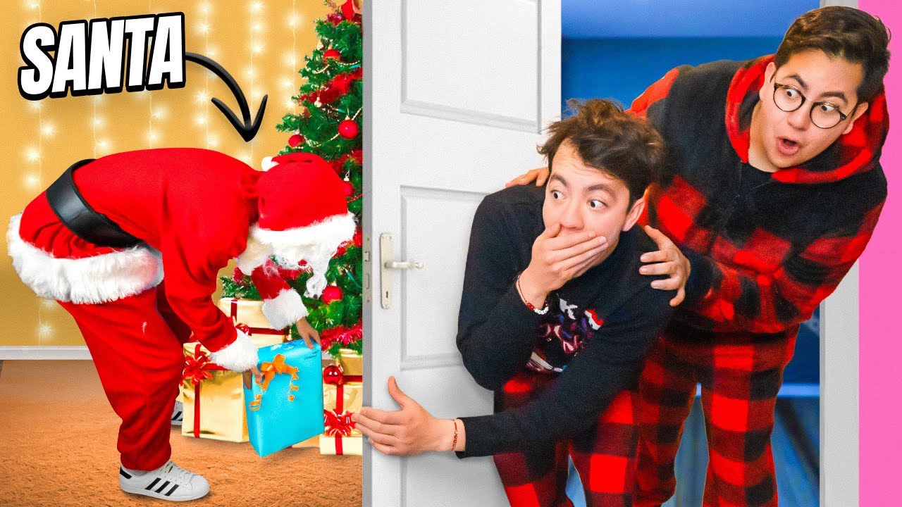 ESPERAMOS A SANTA CLAUS TODA LA NOCHE Y SI LLEGÓ