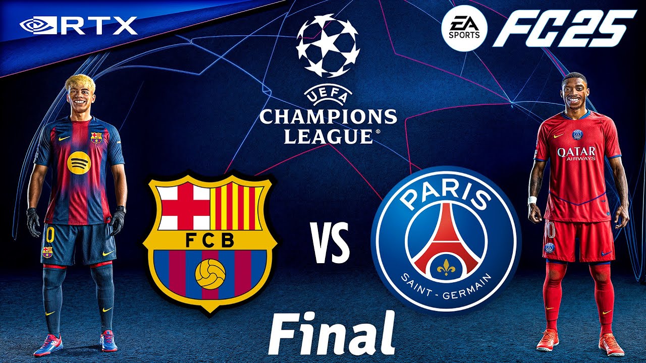 FC 25 - Barcelona vs. PSG Ft. Rashford, Dembele, | UEFA Champions League Final | [4K60]
