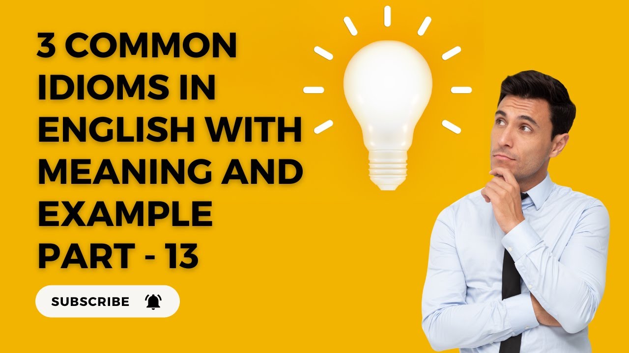 📖 3 Common Idioms in English with Meaning and Example #part13 #englishidiom