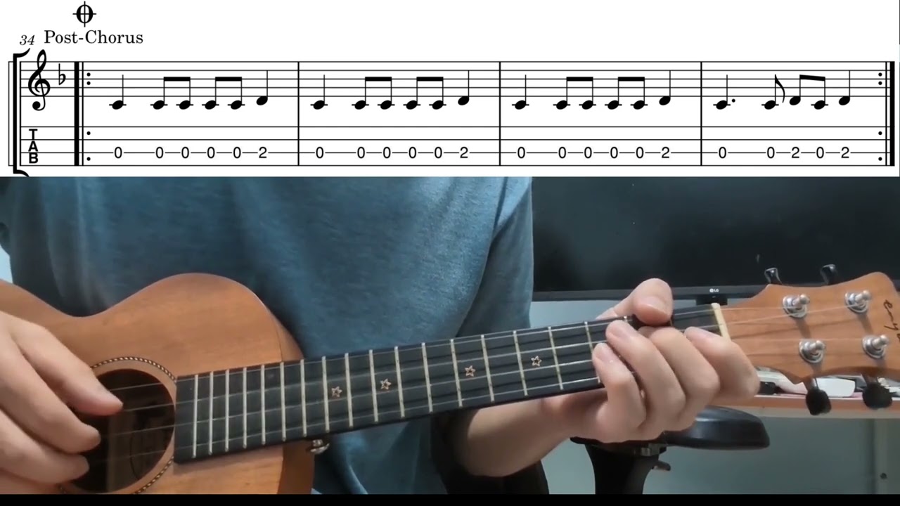 APT. (ROSE & Bruno Mars) - Easy Beginner Ukulele Tabs With Playthrough Tutorial Lesson