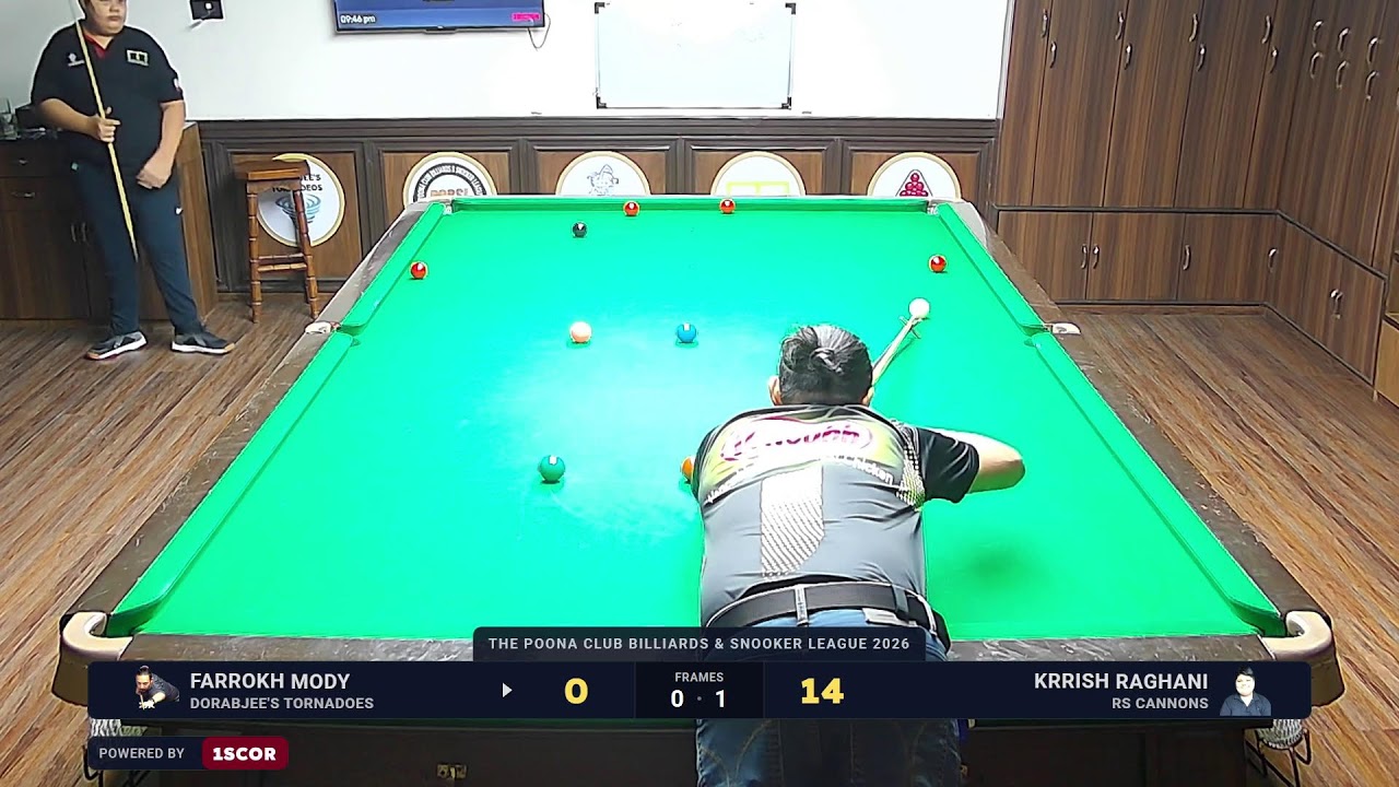 The Poona Club Billiards & Snookers League 2026 | Table 3 | Day 4