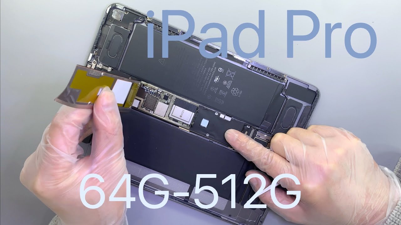 iPad Pro upgrade ssd 64G-512G 升级硬盘扩容