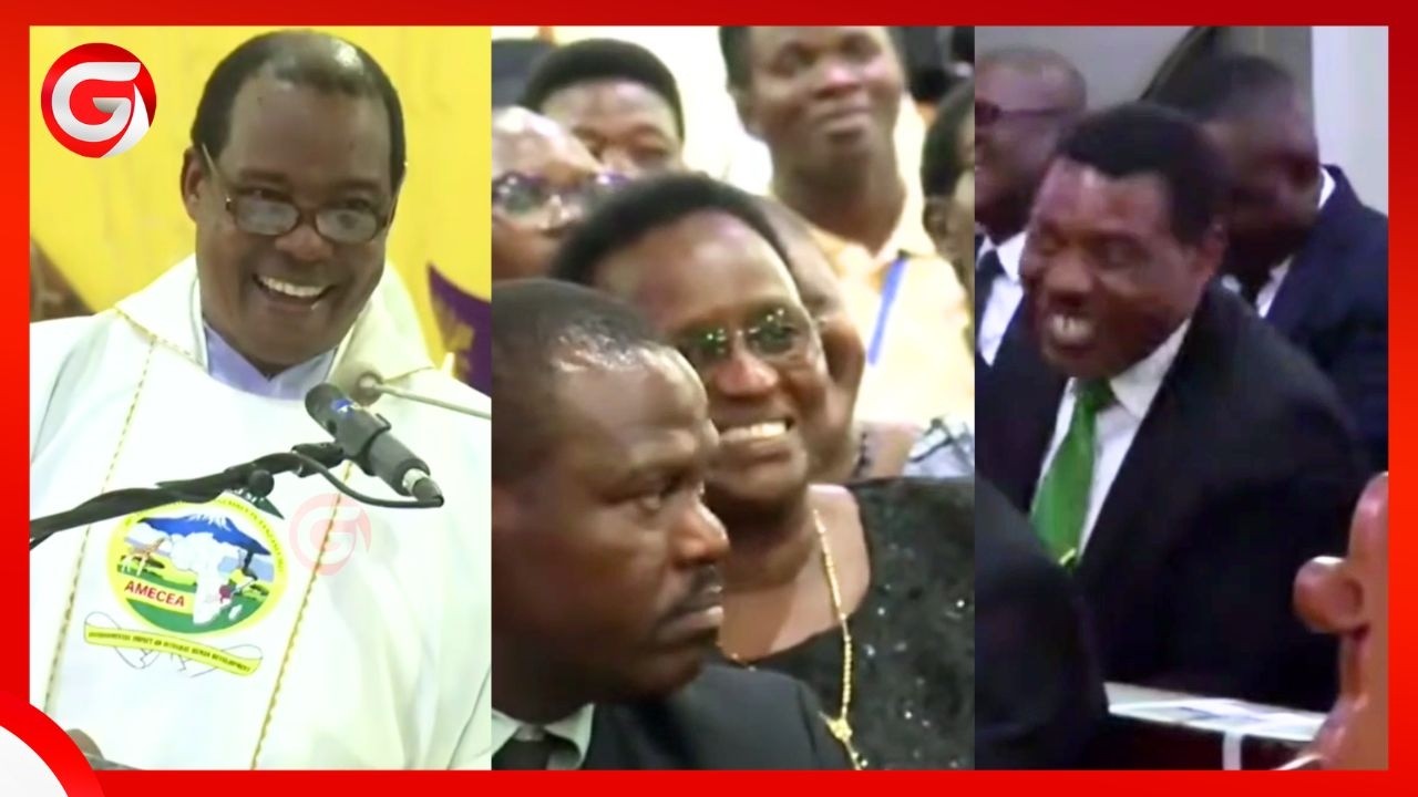 PADRI KITIMA ALIVYOWACHEKESHA VIONGOZI wa SERIKALI HADI MAMA MAGUFULI KANISANI...