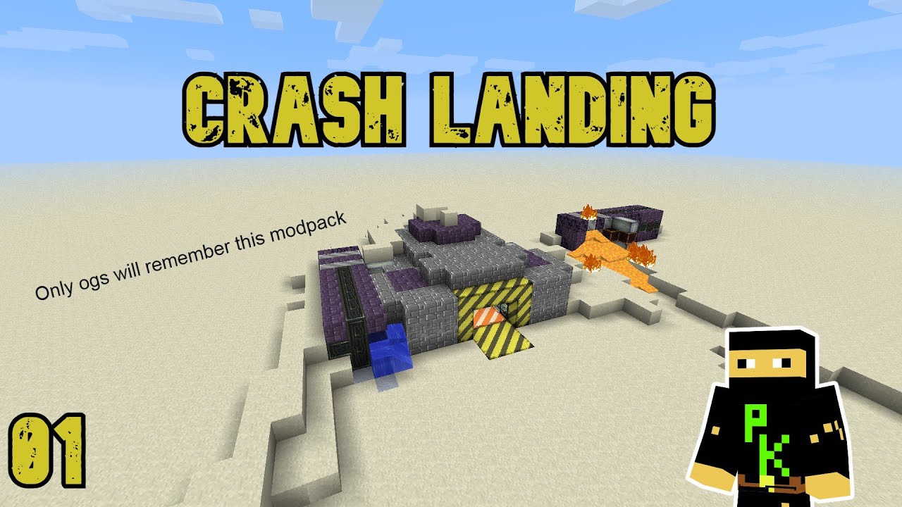 Veteran Players Will Remember This One - Minecraft Crash Landing Episode 1