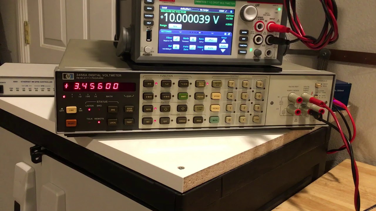 HP 3456A gpib control
