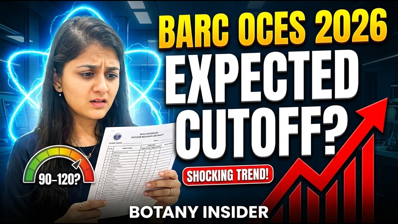 BARC OCES 2026 Expected Cutoff | Safe Score for Interview (Biosciences) I Exam Review