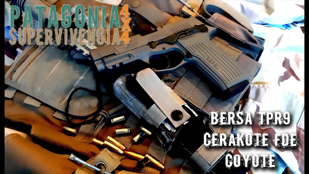 Pistola Bersa TPR9 FDE Cerakote Coyote
