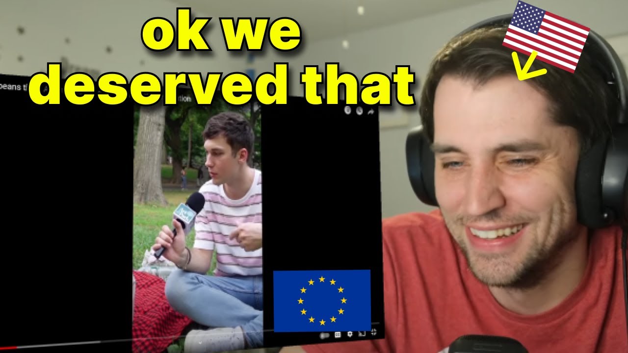 American reacts to 'Europeans think Americans are clueless' TikTok Compilation