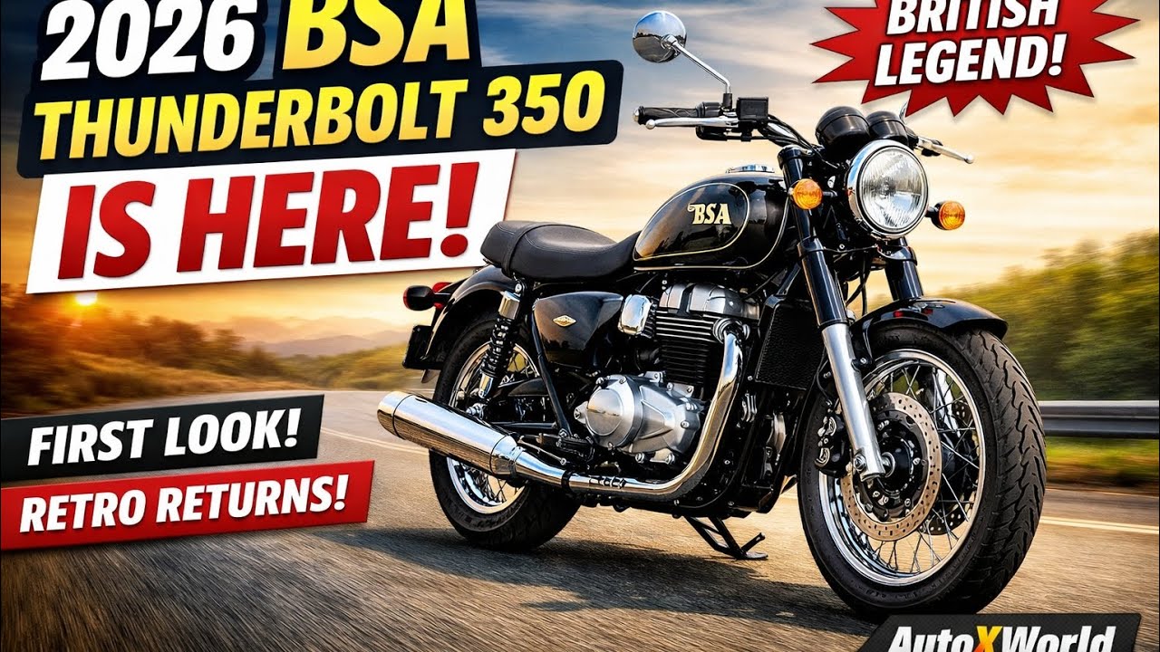 2026 BSA Thunderbolt 350 Full Review | Retro Design, Engine & Ride Explained