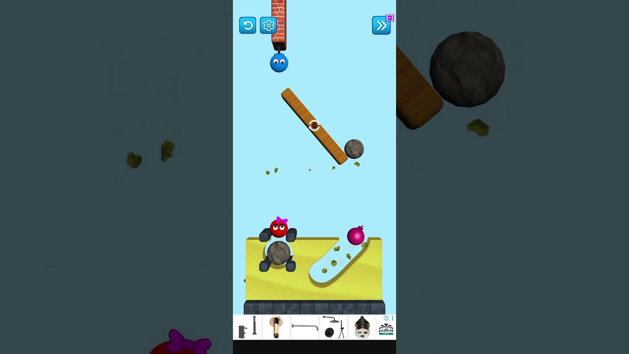 Lucky Balls - Erase sand game. Level 338. Walkthrough.