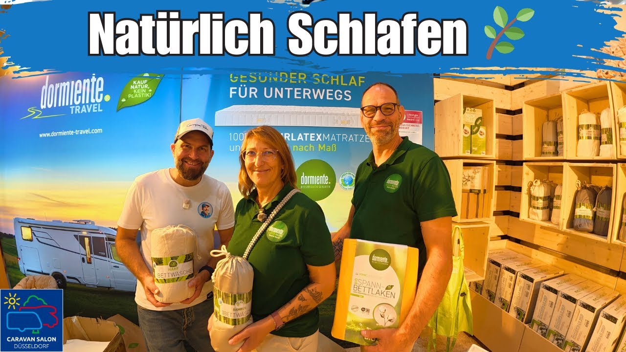 Dormiente Naturprodukte &ndash; Gesund & Nachhaltig Schlafen! Caravan Salon 2025:!