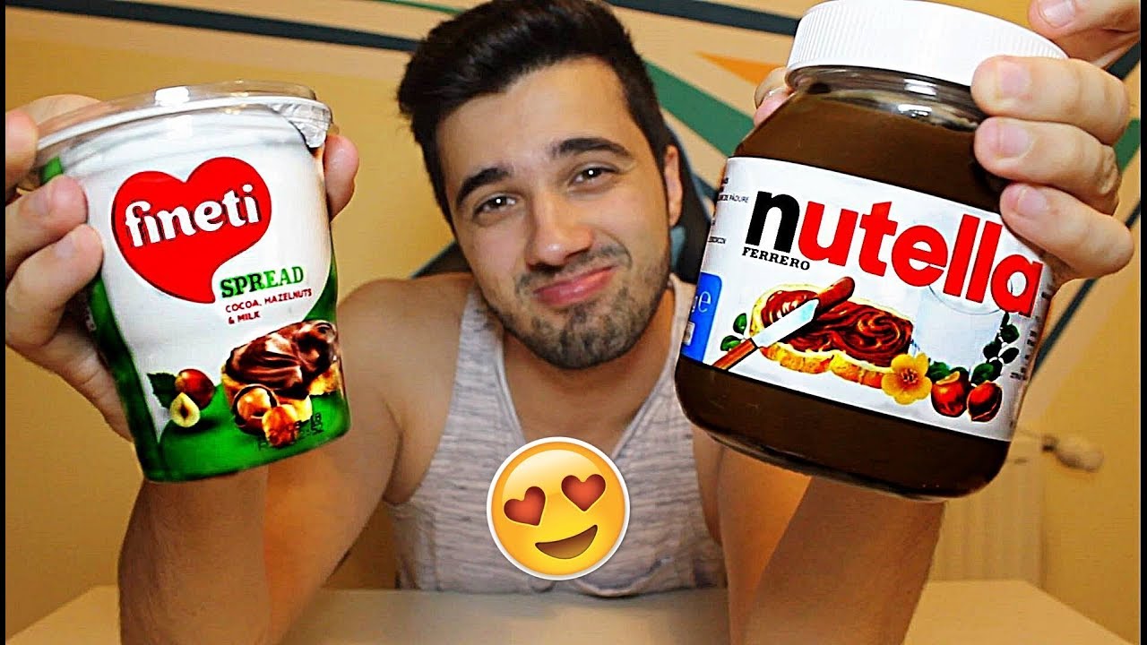 NUTTELA vs. FINNETI !! (TASTE TEST CHALLENGE)