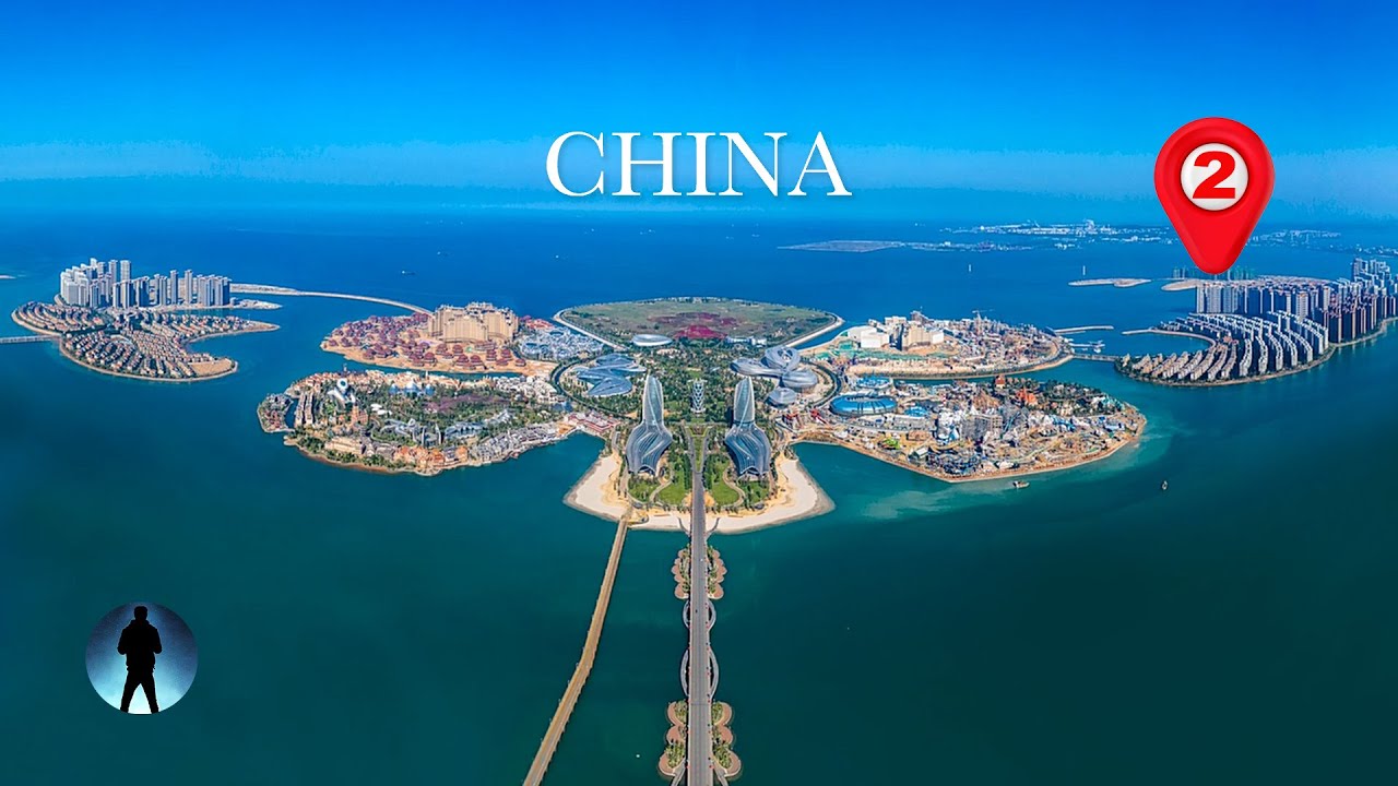 🚴 4K E-Bike Ride Tour｜Exploring China’s Miracle Artificial Island｜Hainan Ocean Flower Island No. 2