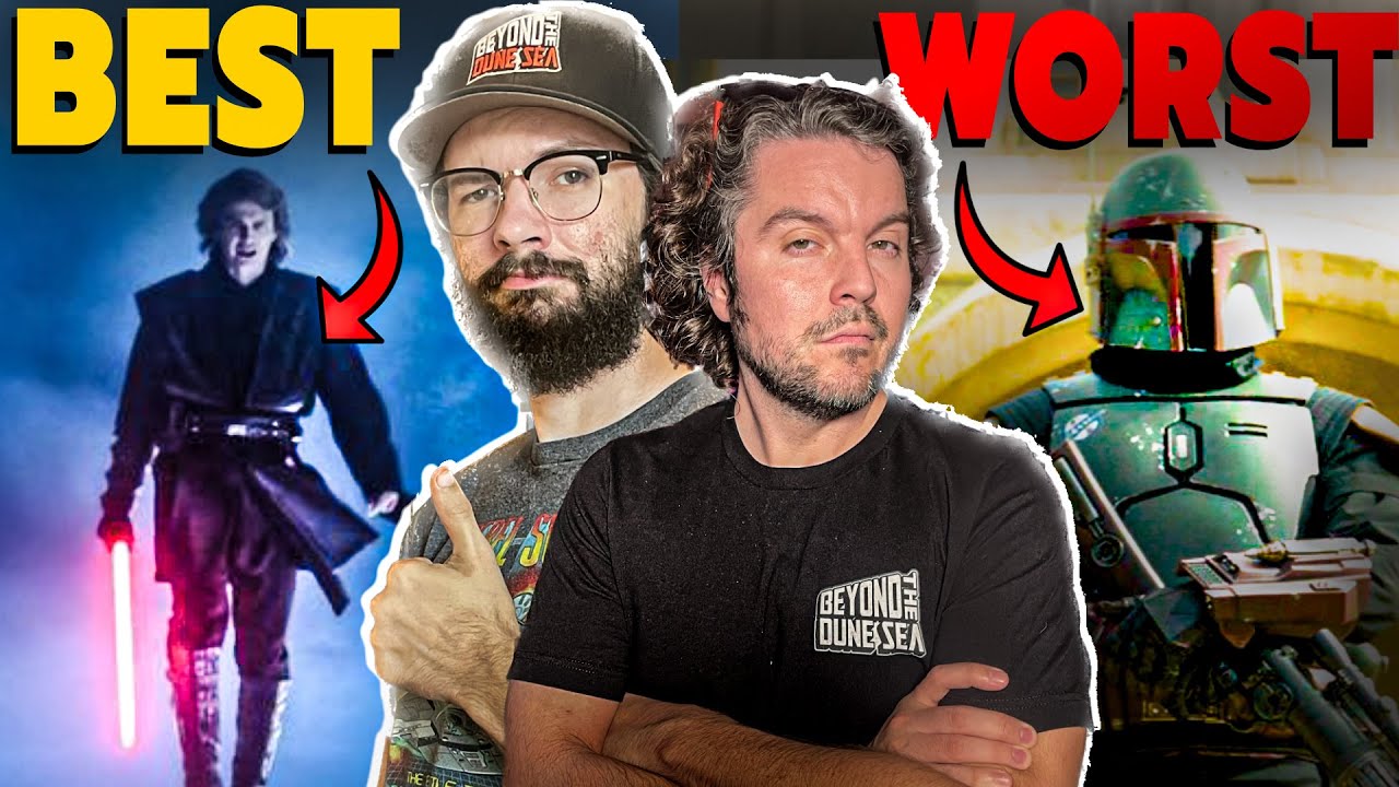 TOP 10 BEST and WORST Disney+ Star Wars Episodes
