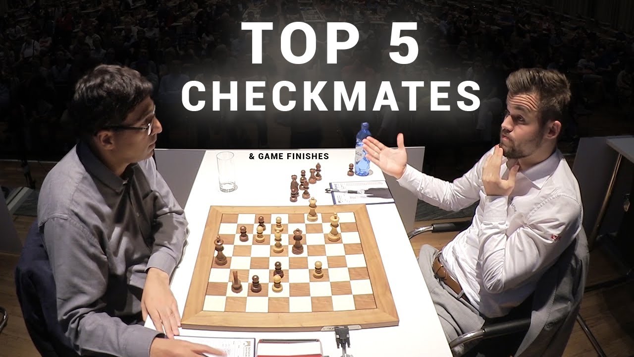 Top 5 Checkmates & Game Finishes || GRENKE Chess