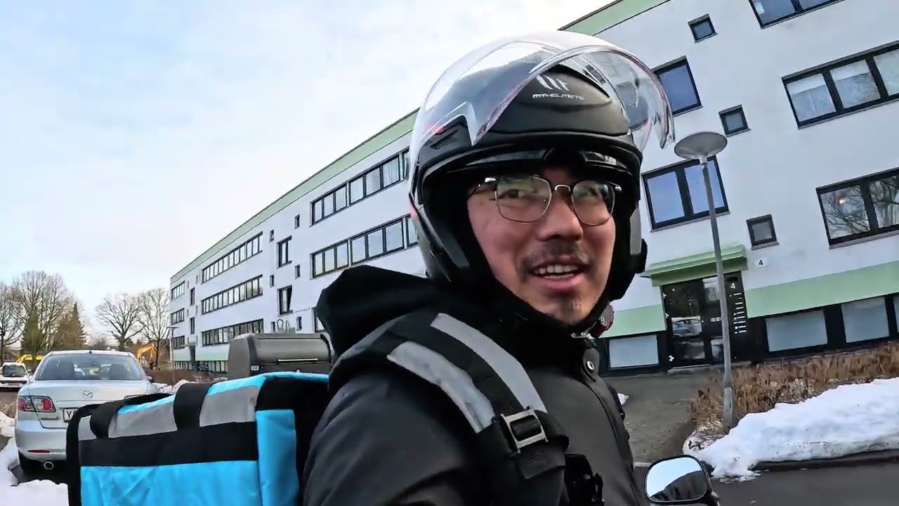 After a long time Delivery haandai😁|deepak magar |vlog |denmark |