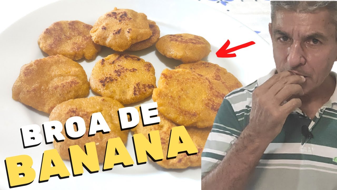 Como Fazer Broa de Banana Com Apenas 2 Ingredientes  !