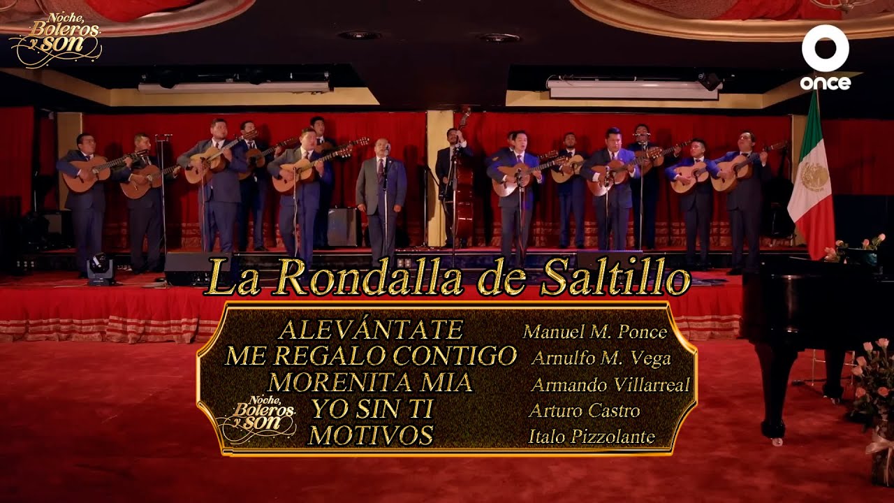 Alevántate/Me Regalo Contigo/Morenita Mia/Yo Sin Ti/Motivos-La Rondalla de Saltillo-Noche Boleros S.