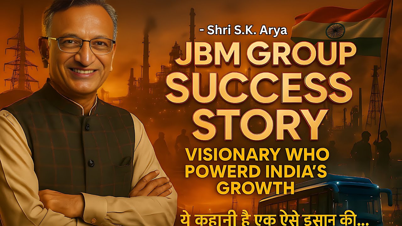 JBM Group Founder S.K. Arya BIOGRAPHY | गांव से Global Empire | JBM Group Story | Hindi Documentry