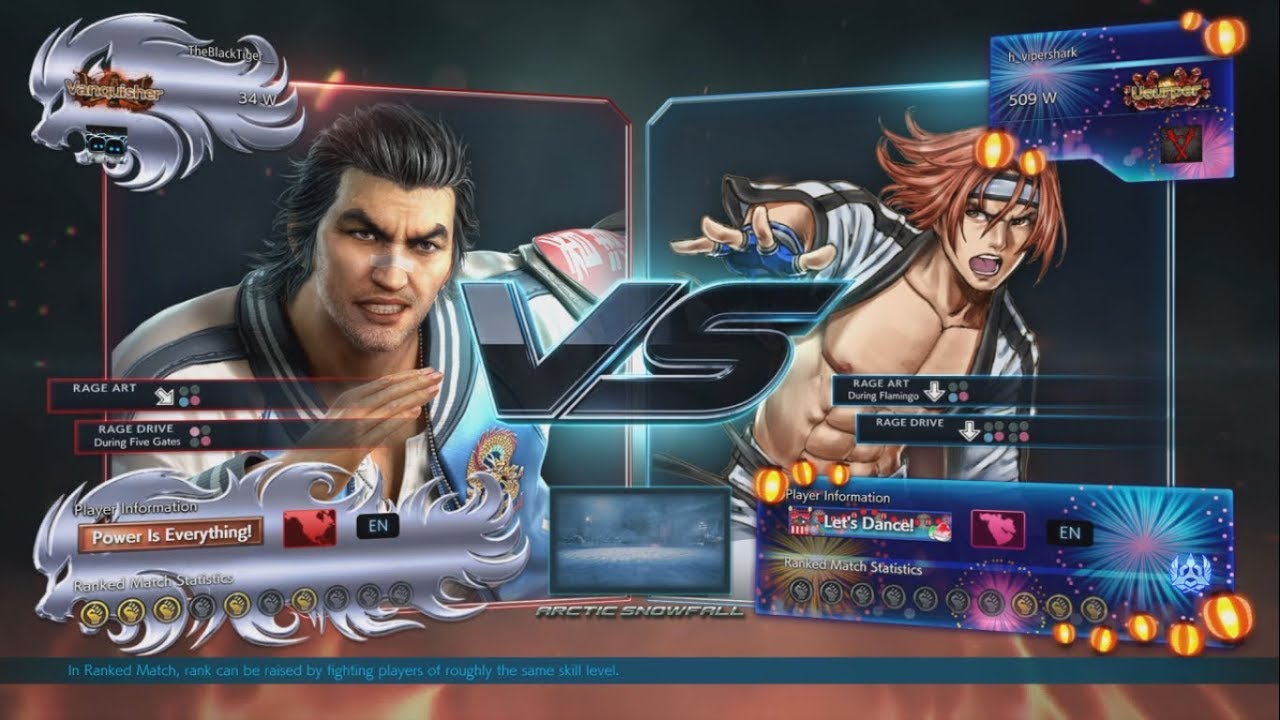 Tekken 7 | TheBlackTiger__ (Lei) Vs. h_vipershark (Hwoarang) (PROMOTION MATCH)