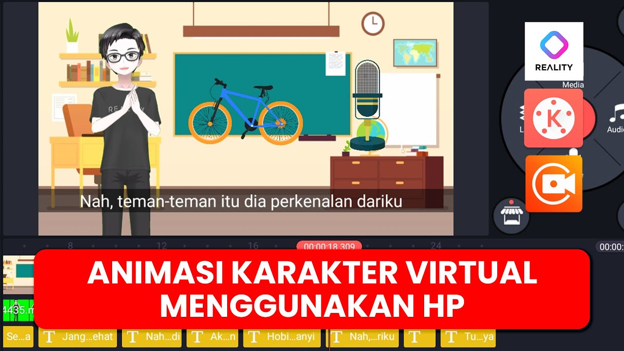 Cara Membuat Animasi Karakter Virtual Menggunakan HP | Cara Menjadi Vtuber Dengan HP Android