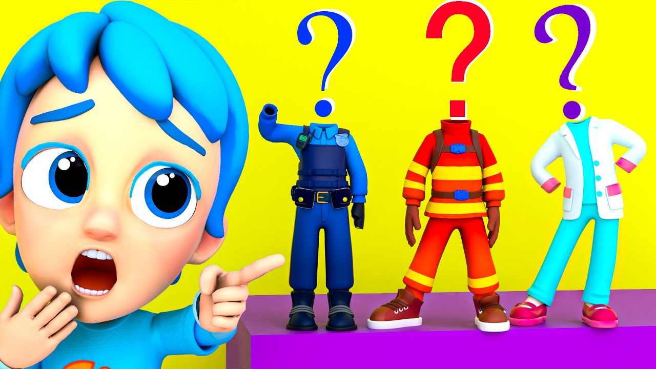 Where Is My Police Hat? (Job Songs) | Kids Songs by Nomad Kids