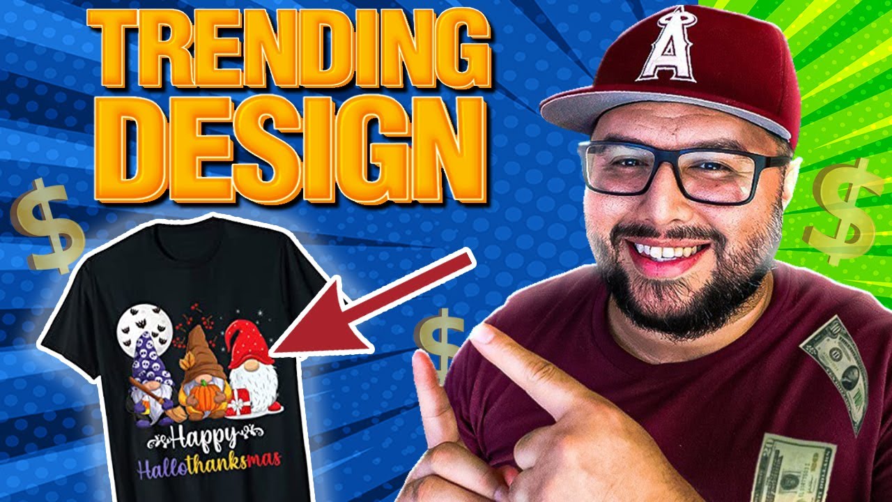 Amazon Merch On Demand Tutorial - How to Create a Winning Happy HalloThanksmas Product