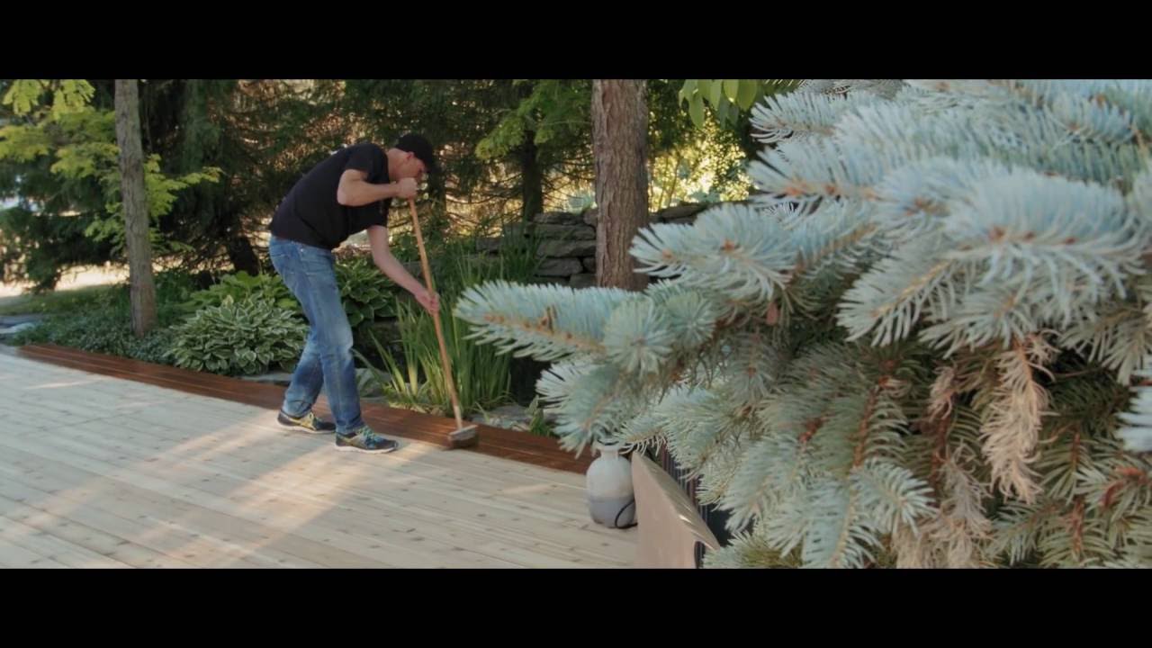 How To Refinish A Deck  - Environmentally Friendly - Sansin