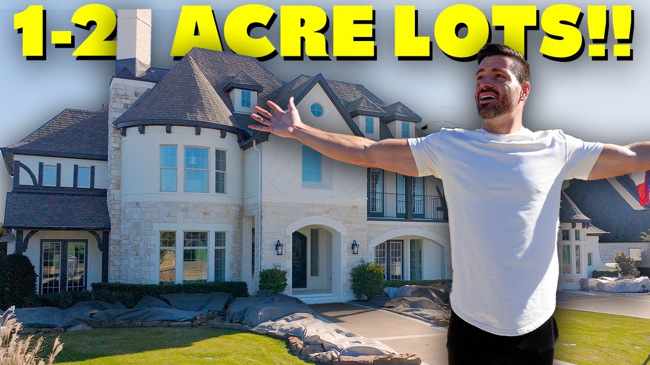 Inside DALLAS TEXAS MANSIONS on Acreage With Ultra Low Property Taxes!