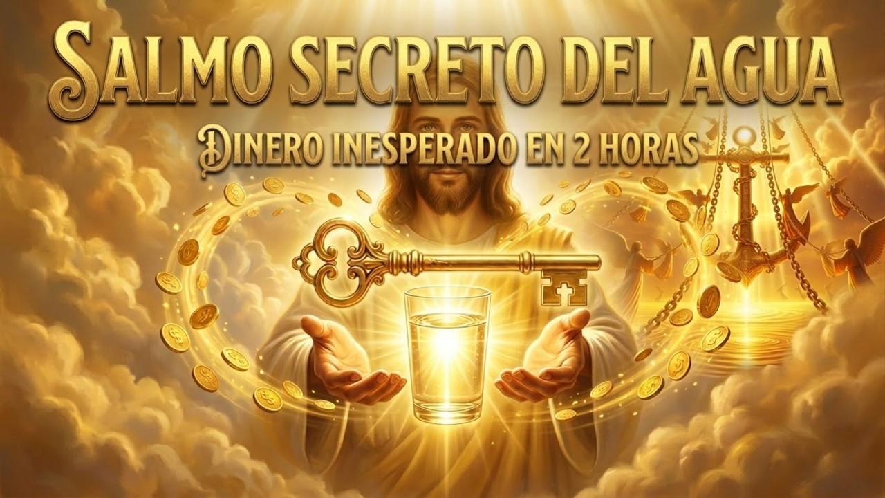 🚨 SALMO PROHIBIDO DE PROSPERIDAD: Escucha 1 Vez + Vaso de Agua = Dinero INESPERADO en 2 HORAS