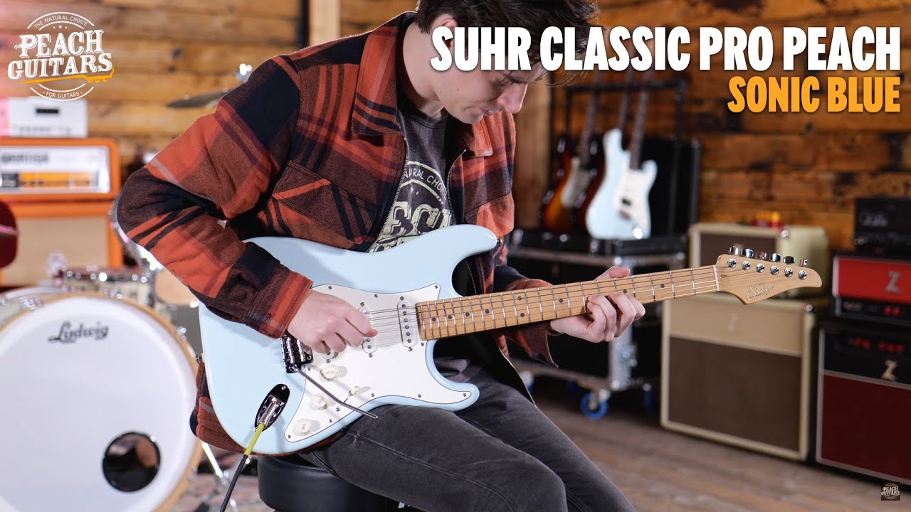 No Talking...Just Tones | Suhr Classic Pro Peach LTD - SSS Roasted Maple Sonic Blue