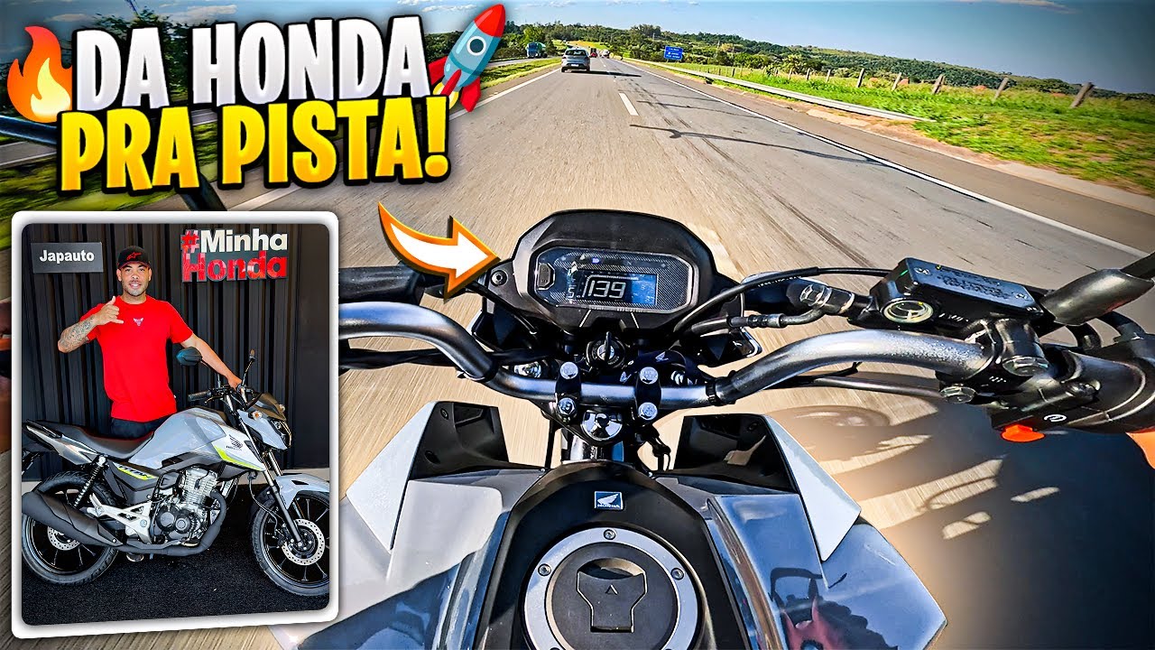 DA HONDA PRA PISTA DE TITAN 2026 0KM | TOP SPEED 100% ORIGINAL 🔥🚀