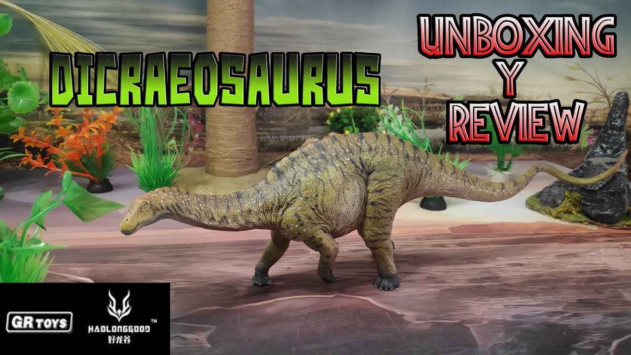 UNBOXING Y REVIEW DICRAEOSAURUS DINOSAURIOS!!! \\ GRTOYS X HAOLONGGOOD