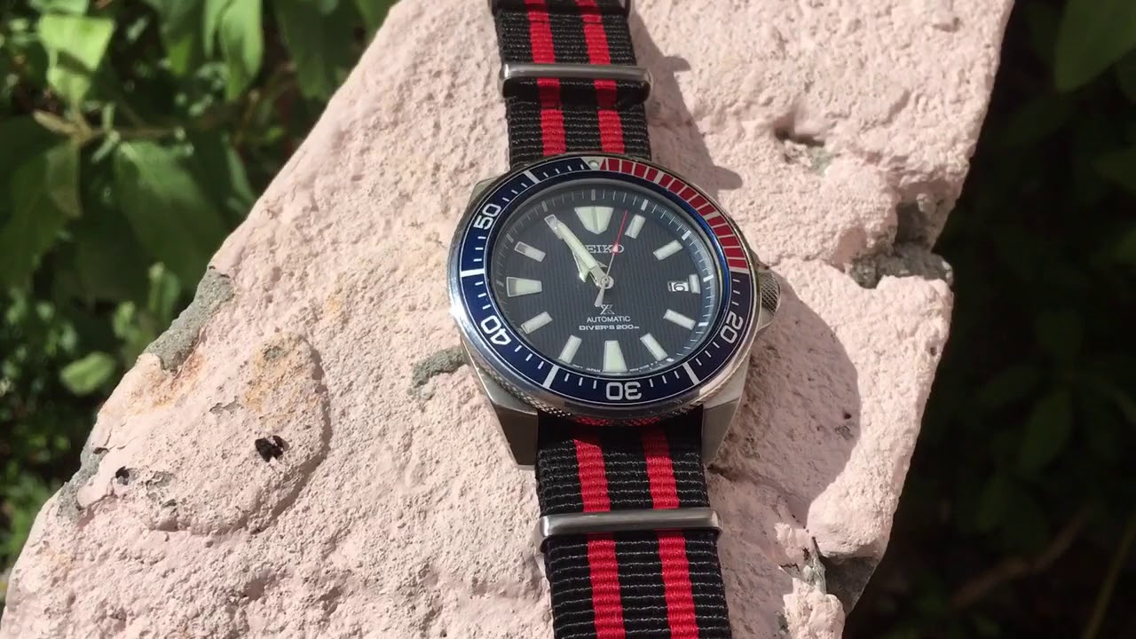 Seiko Samurai SRPB53 on the Wrist