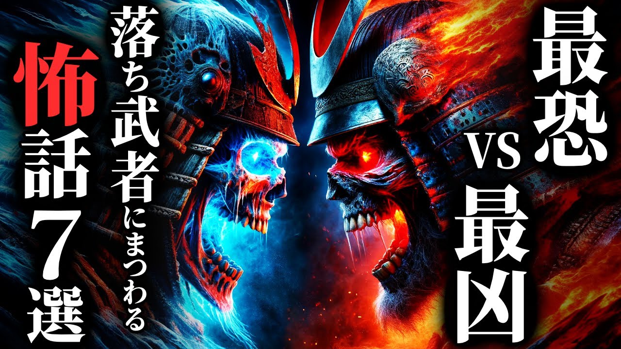 【怖い話】[新作アリ!] 最凶はどいつだ？『落ち武者』のヤバい話集めました…2chの怖い話「落ち武者にまつわる怖話７選」【ゆっくり怪談】