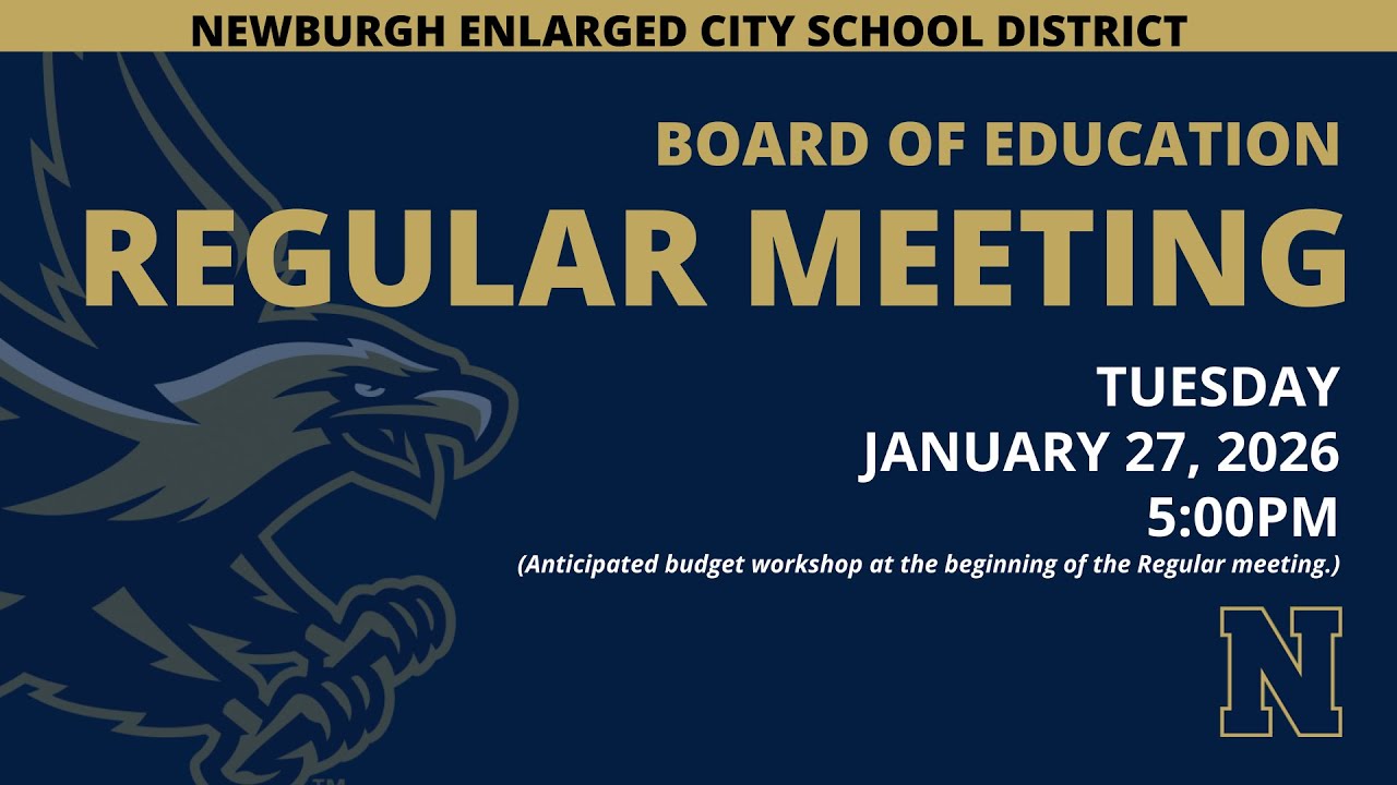 BOE Regular Meeting - January 28, 2026 - 5:00PM