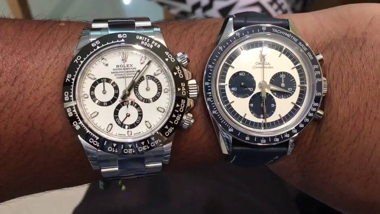 Rolex Daytona C and Omega speedmaster CK2998 LE